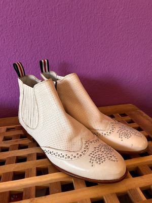 Weisse Boots Gr 41 Melvin & Hamiltons